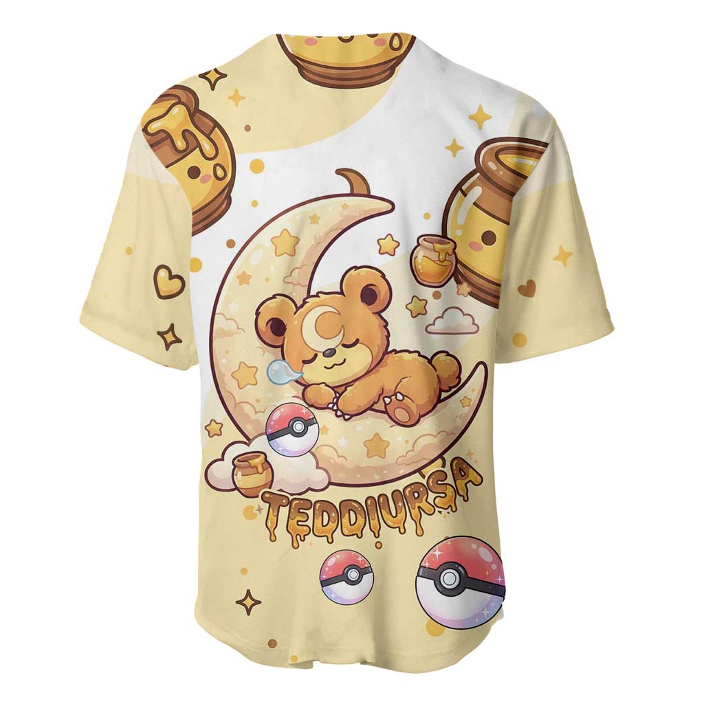 Teddiursa Sweet Honey Moon Baseball Jersey Teddiursa Sweet Honey Moon Baseball Jersey