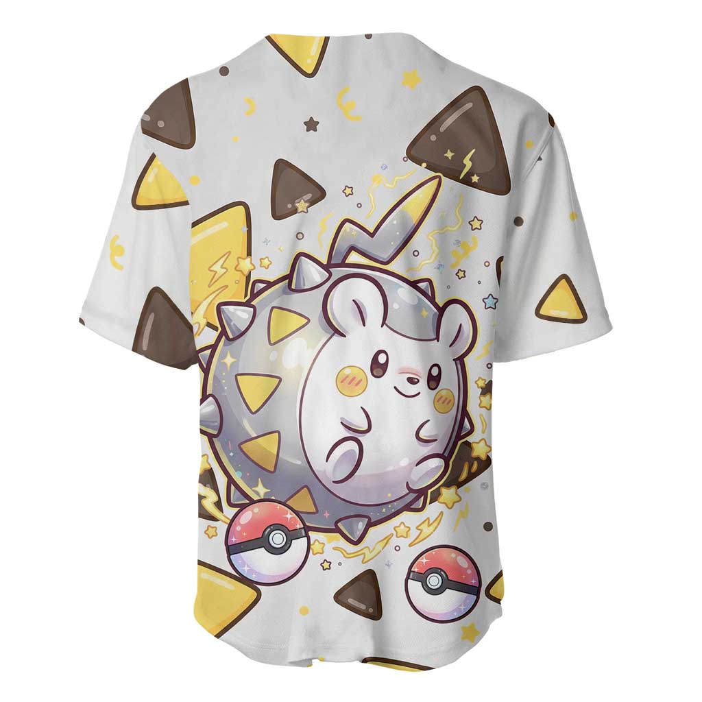 Togedemaru Cute Electric Nacho Baseball Jersey Togedemaru Cute Electric Nacho Baseball Jersey