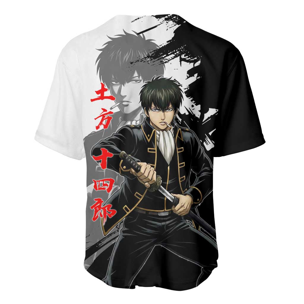 Toshiro Hijikata Dark Shinsengumi Ink Baseball Jersey Toshiro Hijikata Dark Shinsengumi Ink Baseball Jersey
