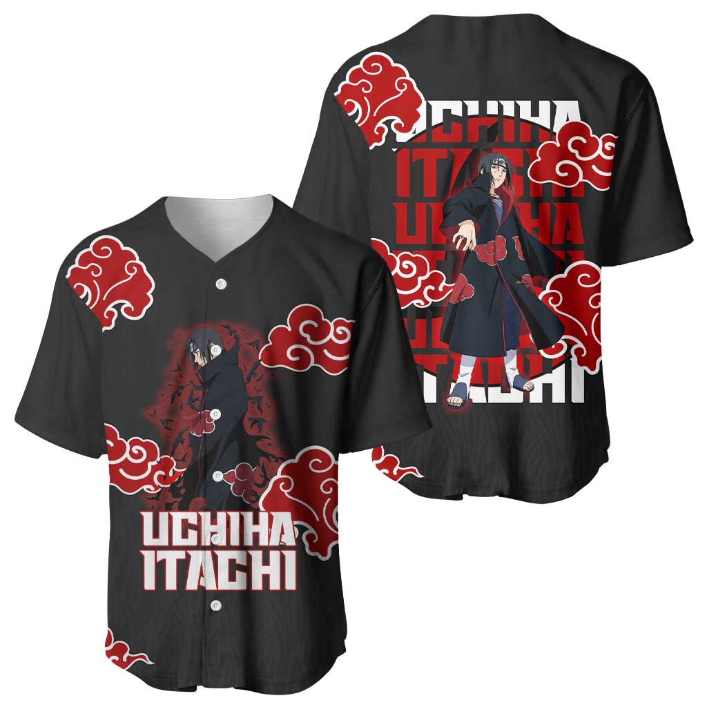 Uchiha Itachi Akatsuki Cloud Shadow Baseball Jersey Uchiha Itachi Akatsuki Cloud Shadow Baseball Jersey