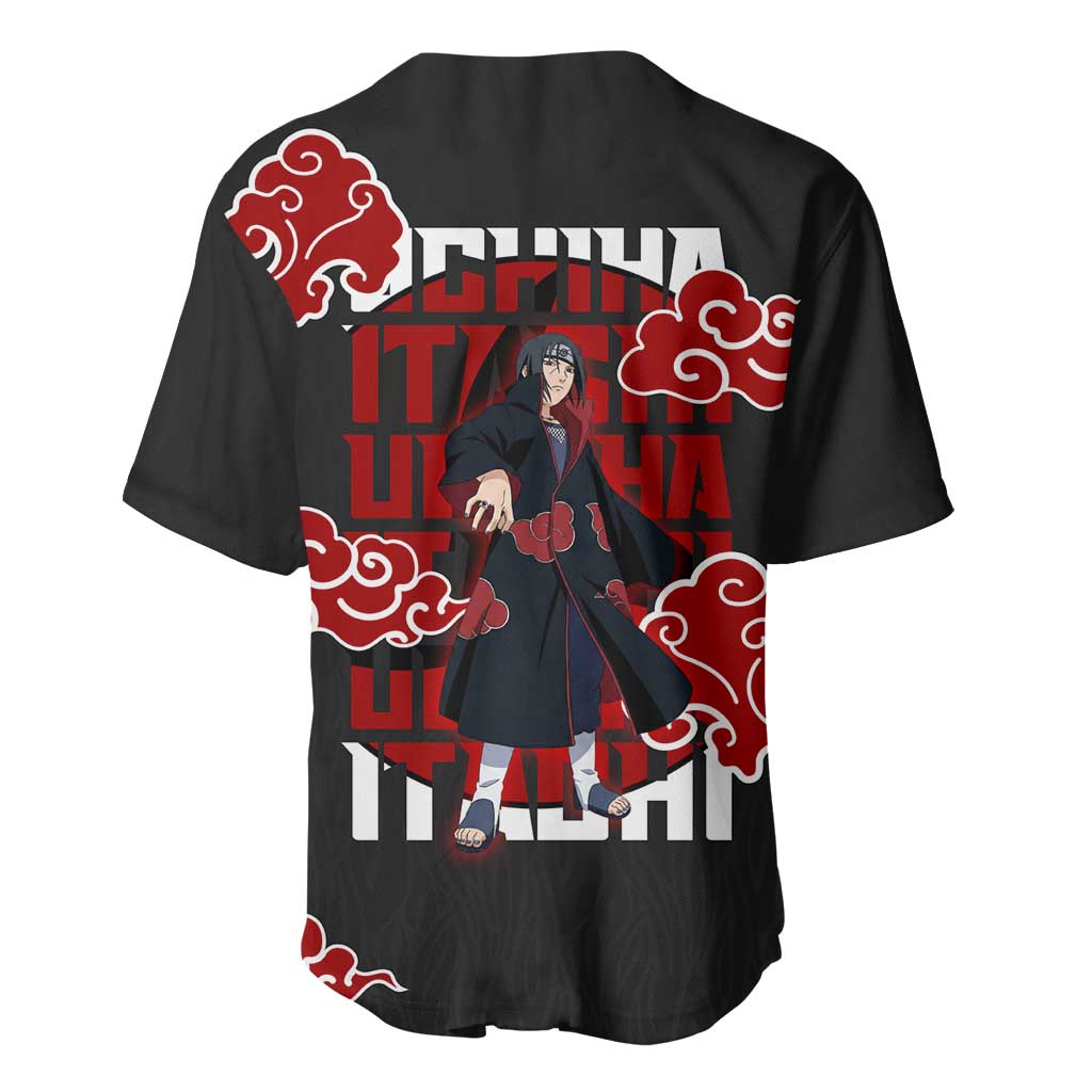 Uchiha Itachi Akatsuki Cloud Shadow Baseball Jersey Uchiha Itachi Akatsuki Cloud Shadow Baseball Jersey