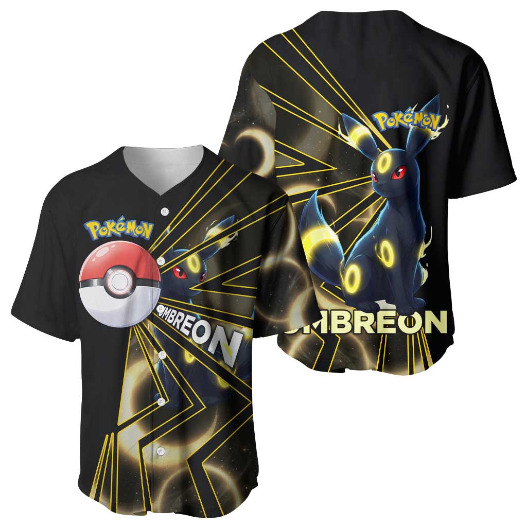 Umbreon Lunar Eclipse Baseball Jersey Umbreon Lunar Eclipse Baseball Jersey