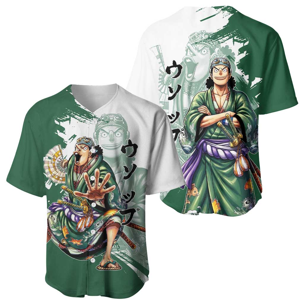 Usopp Wano Traditional Japanese Kimono Baseball Jersey Usopp Wano Traditional Japanese Kimono Baseball Jersey