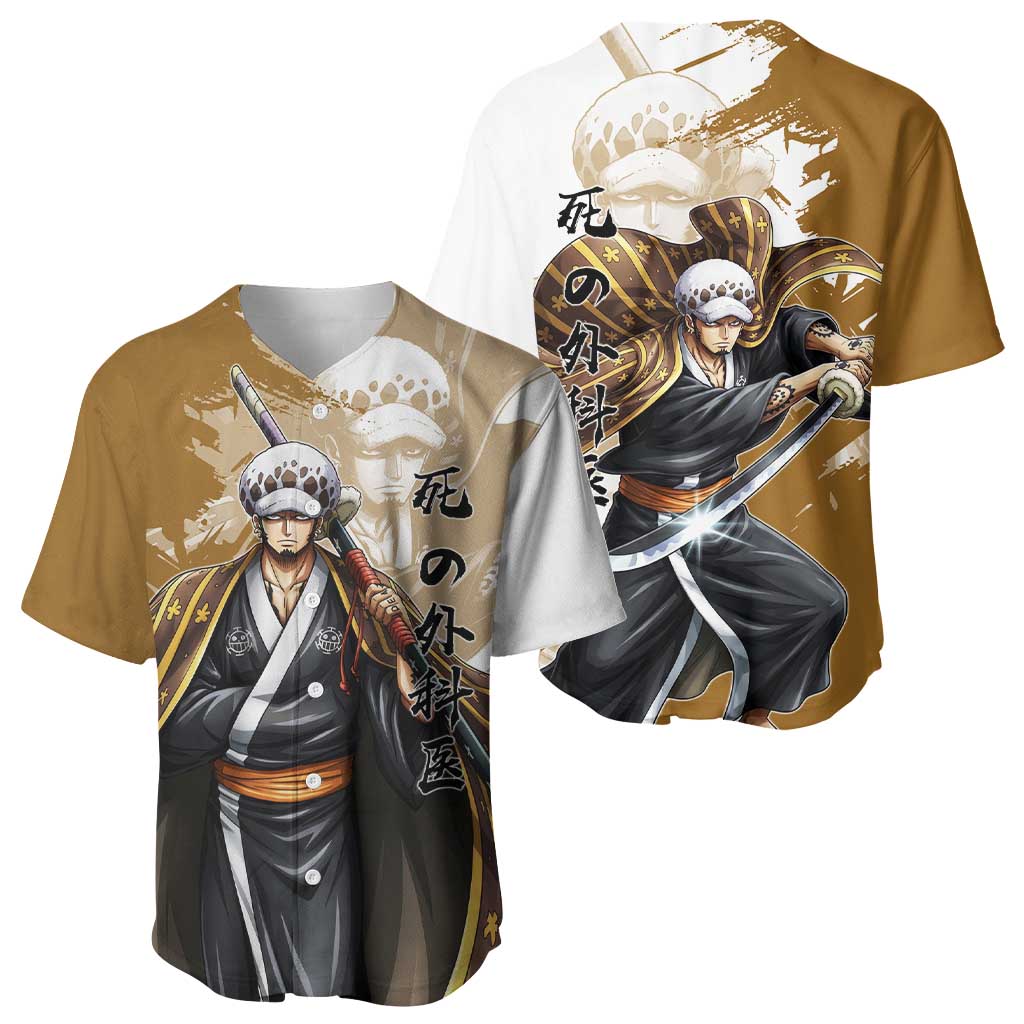 Wano Surgeon Traditional Ink Splash Baseball Jersey Wano Surgeon Traditional Ink Splash Baseball Jersey