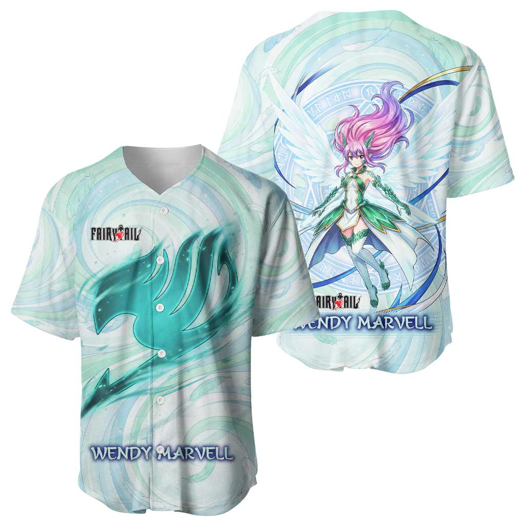 Wendy Marvell Sky Dragon Pastel Baseball Jersey Wendy Marvell Sky Dragon Pastel Baseball Jersey