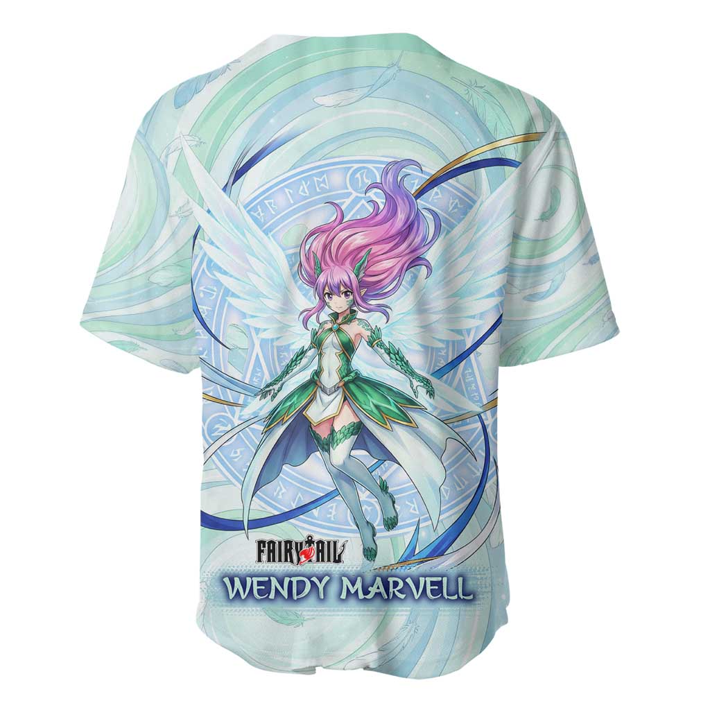 Wendy Marvell Sky Dragon Pastel Baseball Jersey Wendy Marvell Sky Dragon Pastel Baseball Jersey