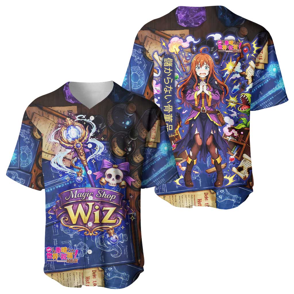 Wiz Magic Alchemical Fantasy Blueprint Baseball Jersey Wiz Magic Alchemical Fantasy Blueprint Baseball Jersey