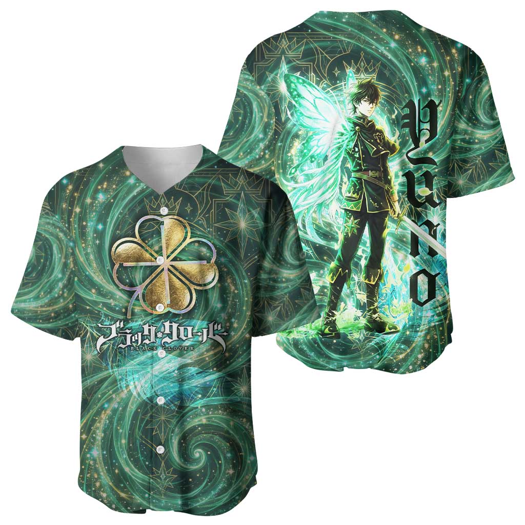 Yuno Magical Fantasy Emerald Baseball Jersey Yuno Magical Fantasy Emerald Baseball Jersey