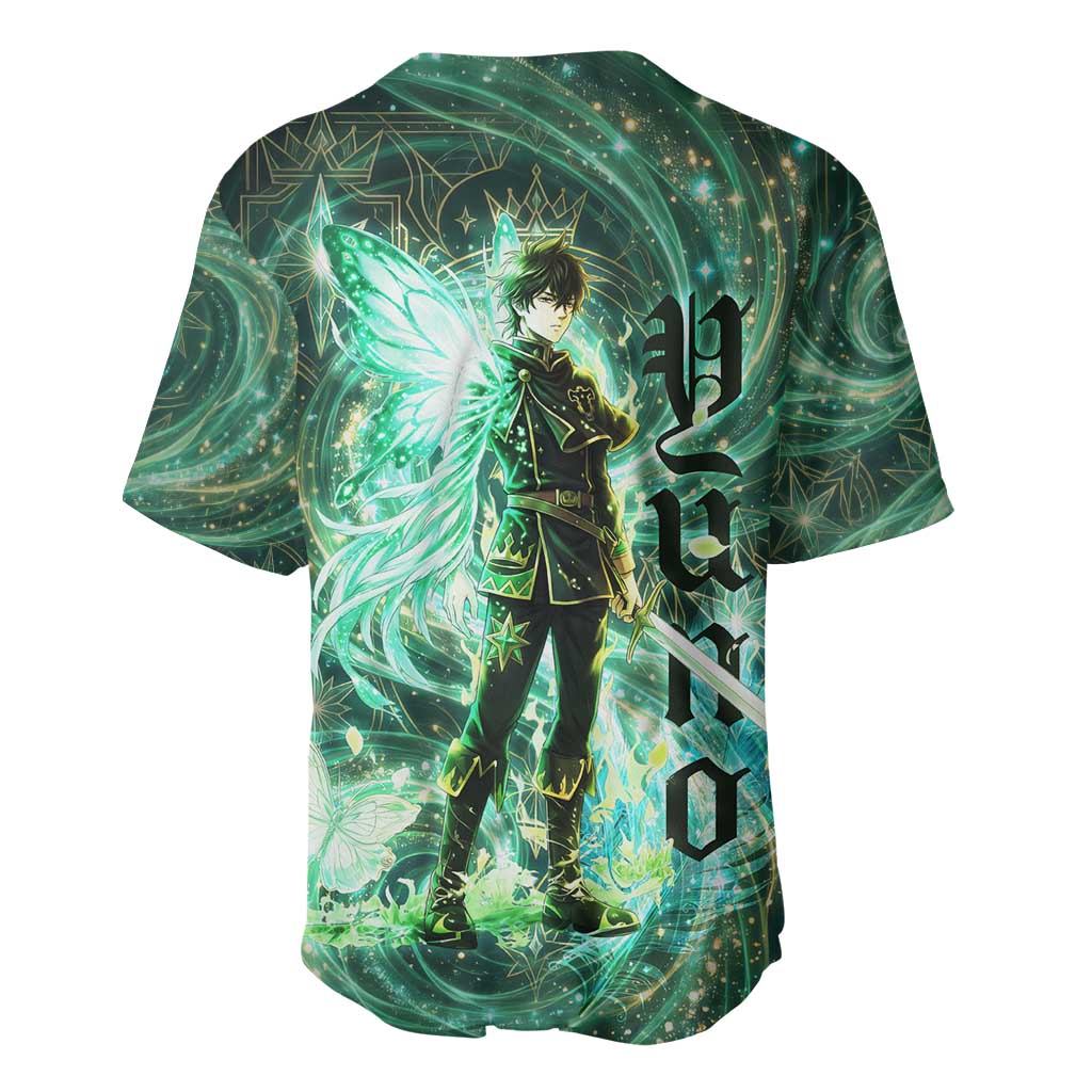 Yuno Magical Fantasy Emerald Baseball Jersey Yuno Magical Fantasy Emerald Baseball Jersey