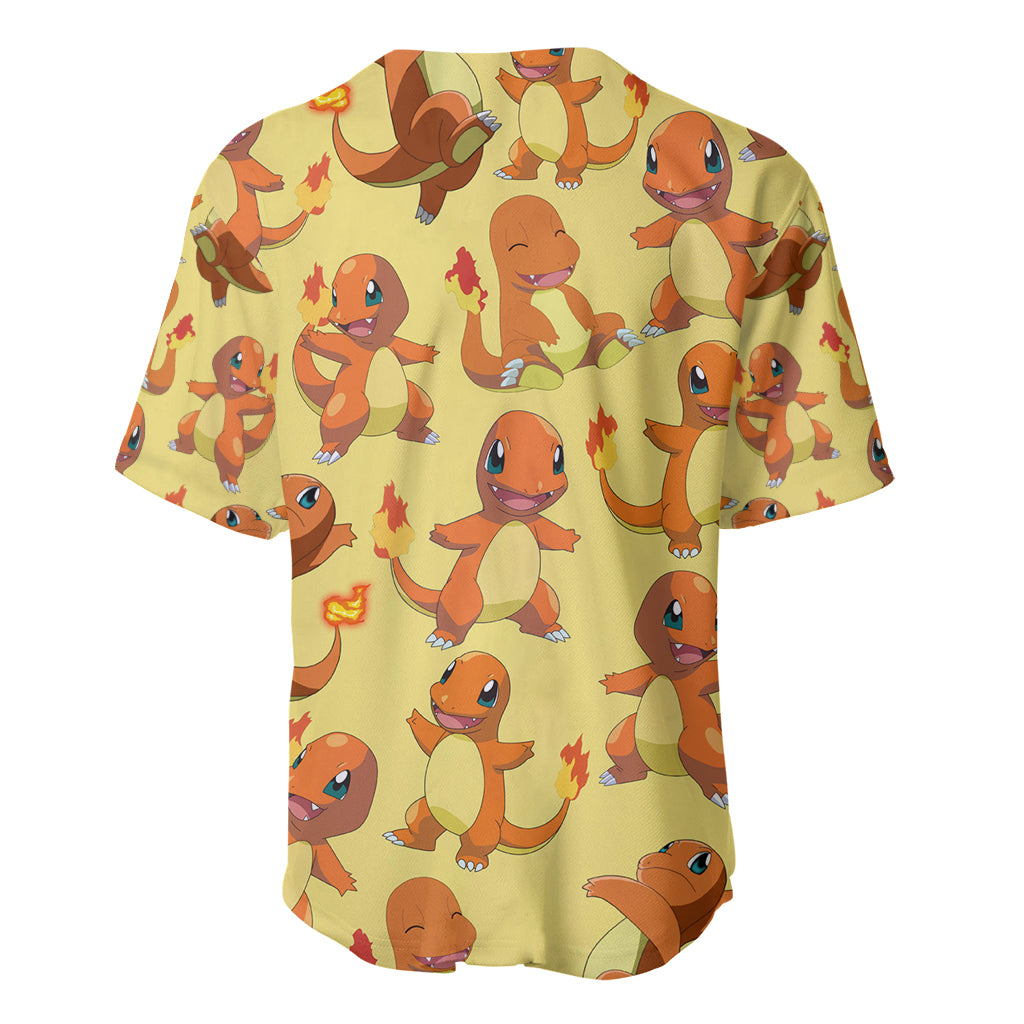 Charmander Baseball Jersey Charmander Baseball Jersey