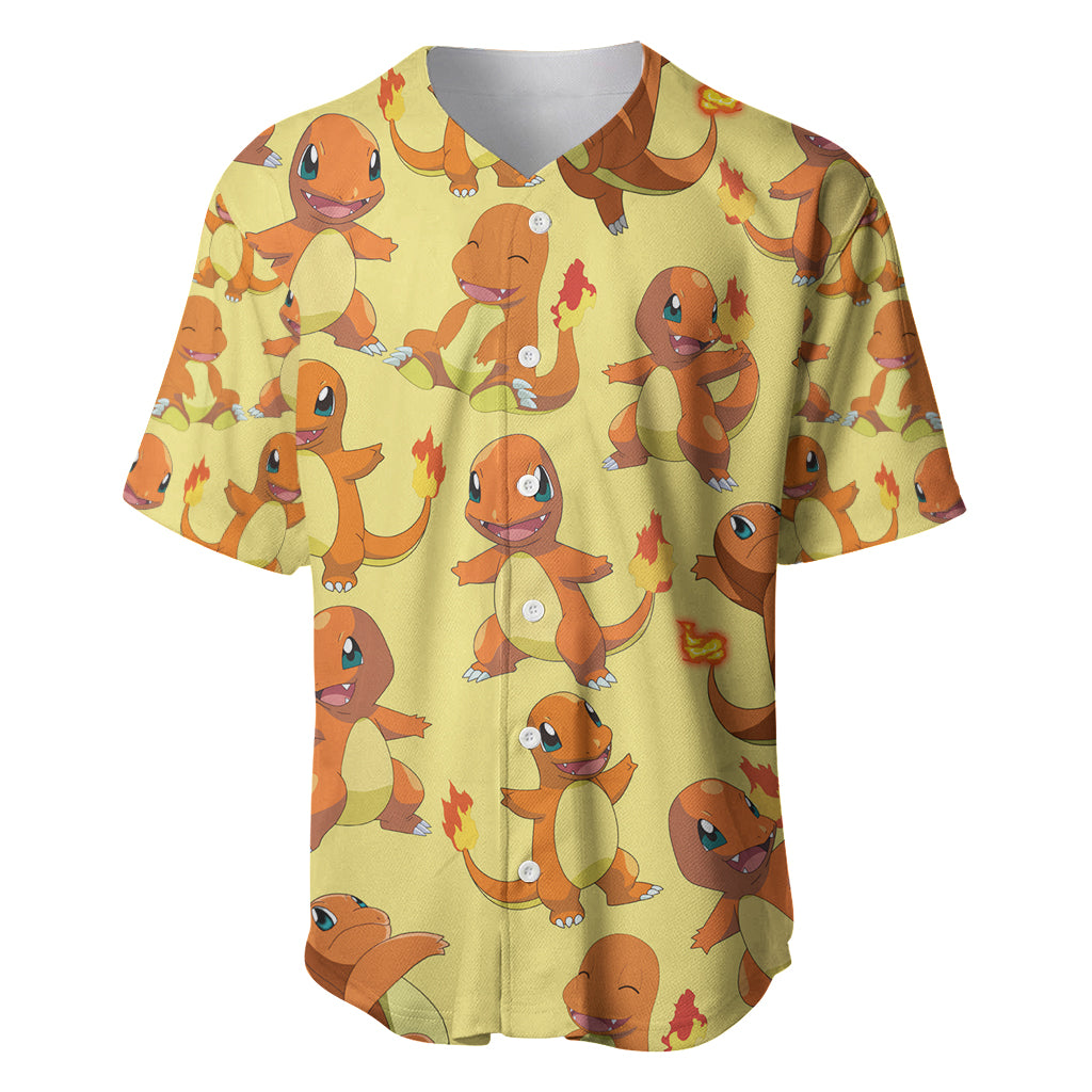 Charmander Baseball Jersey Charmander Baseball Jersey