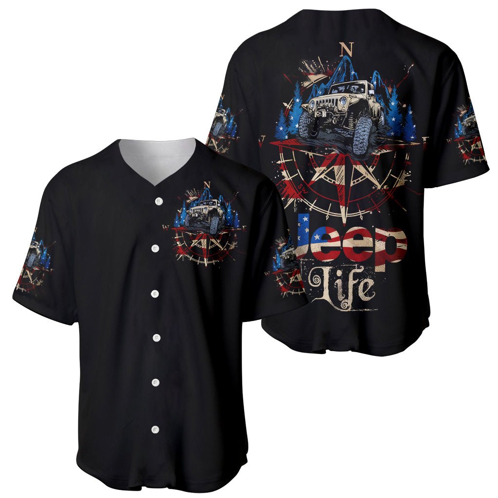Adventure Jeep Baseball Jersey Adventure Jeep Baseball Jersey