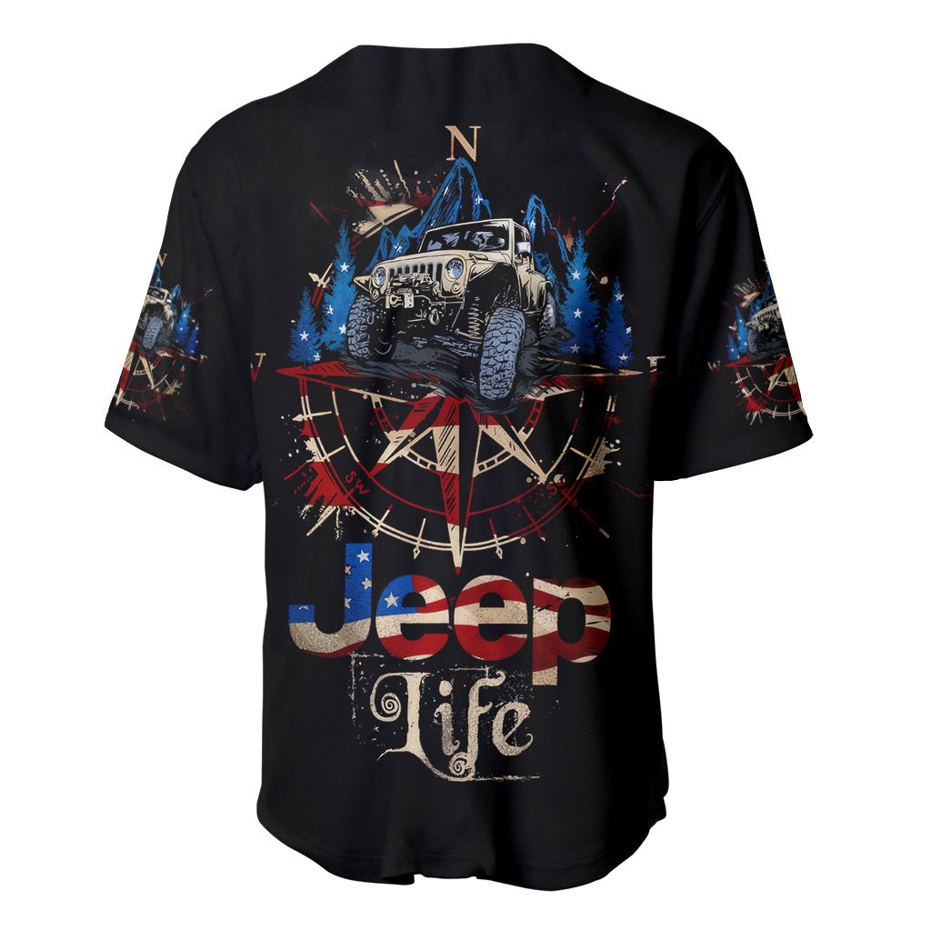 Adventure Jeep Baseball Jersey Adventure Jeep Baseball Jersey