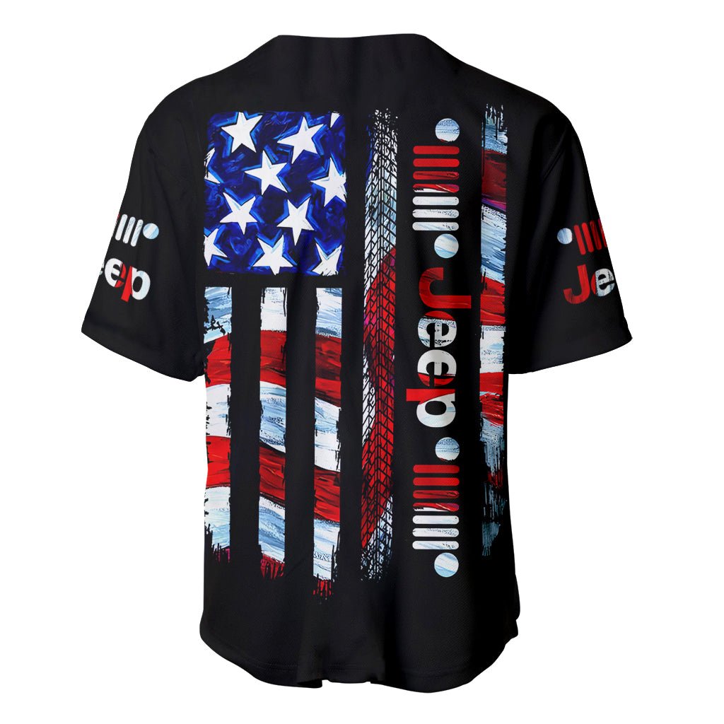 American Jeep_1 Baseball Jersey American Jeep_1 Baseball Jersey