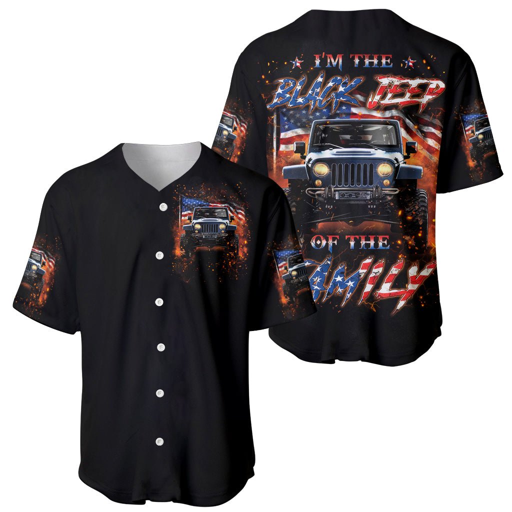 American Jeep_2 Baseball Jersey American Jeep_2 Baseball Jersey