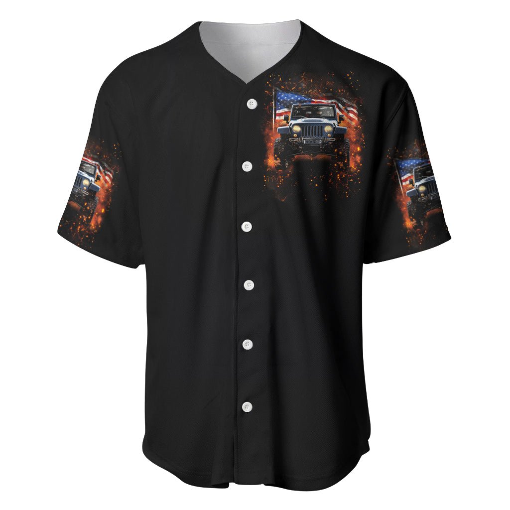 American Jeep_2 Baseball Jersey American Jeep_2 Baseball Jersey