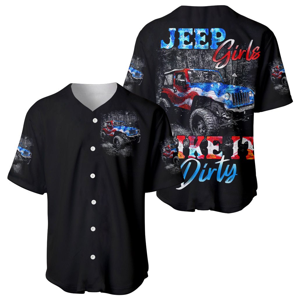 American Jeep_3 Baseball Jersey American Jeep_3 Baseball Jersey