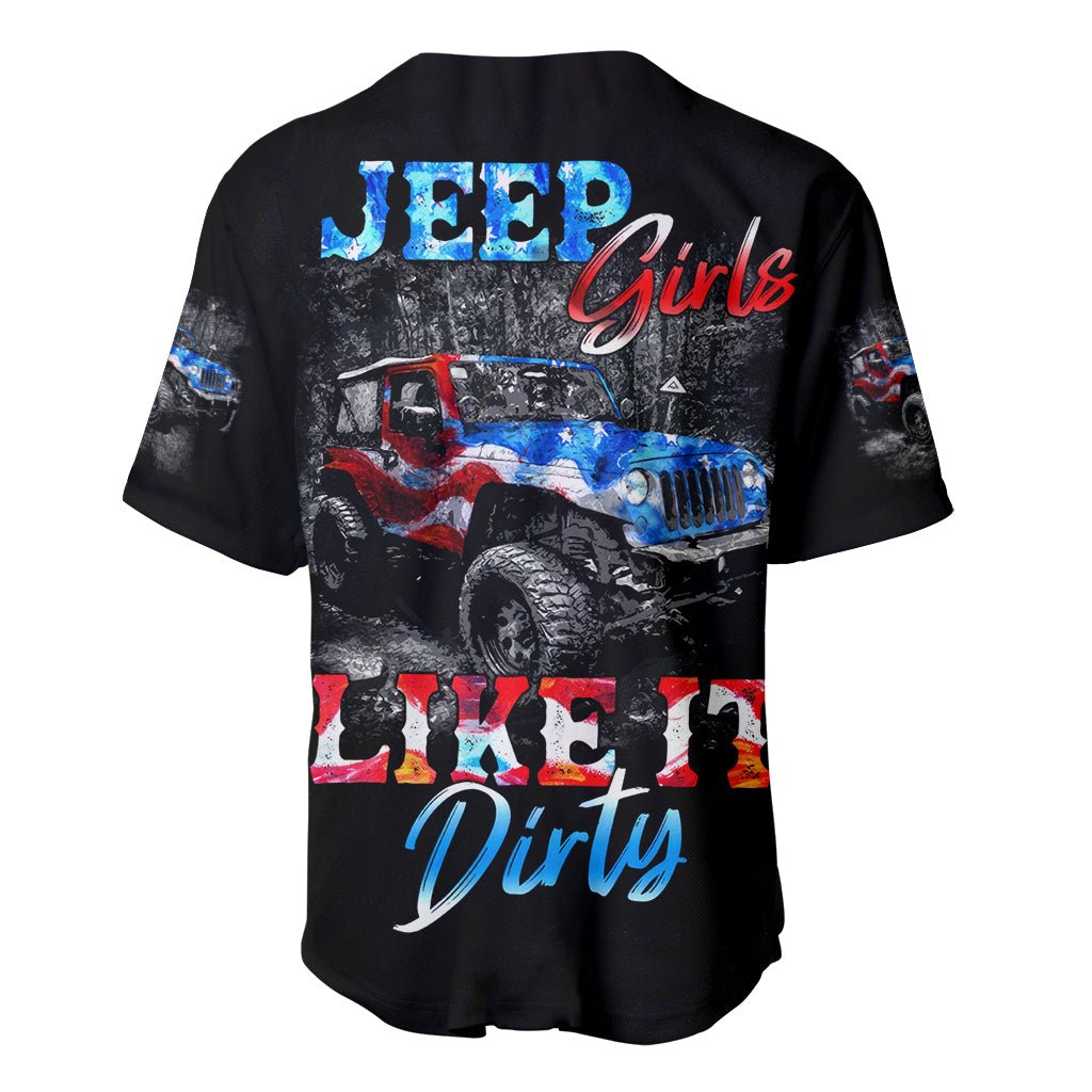 American Jeep_3 Baseball Jersey American Jeep_3 Baseball Jersey