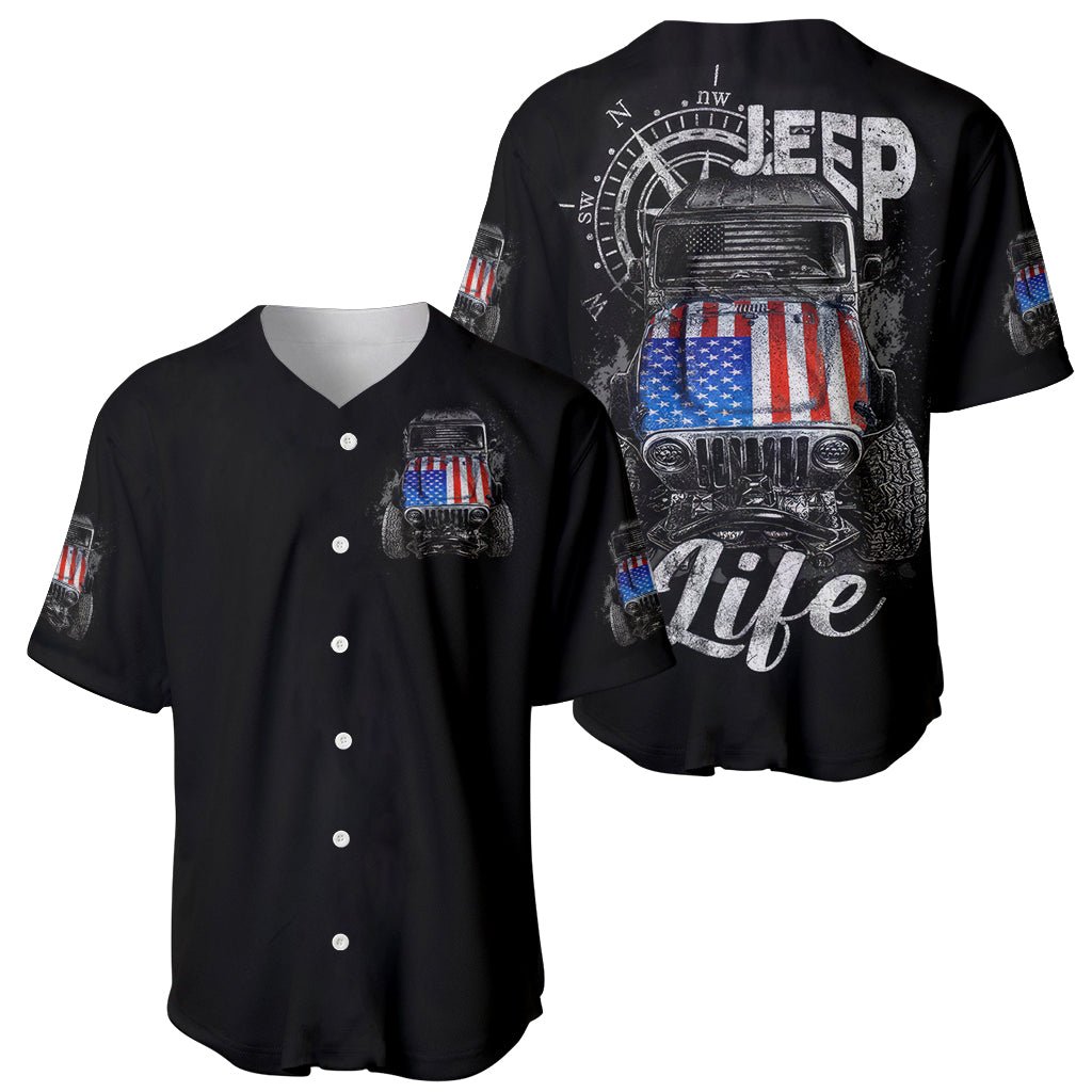 American Jeep_8 Baseball Jersey American Jeep_8 Baseball Jersey