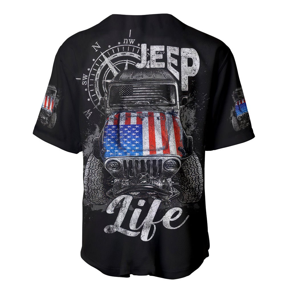 American Jeep_8 Baseball Jersey American Jeep_8 Baseball Jersey
