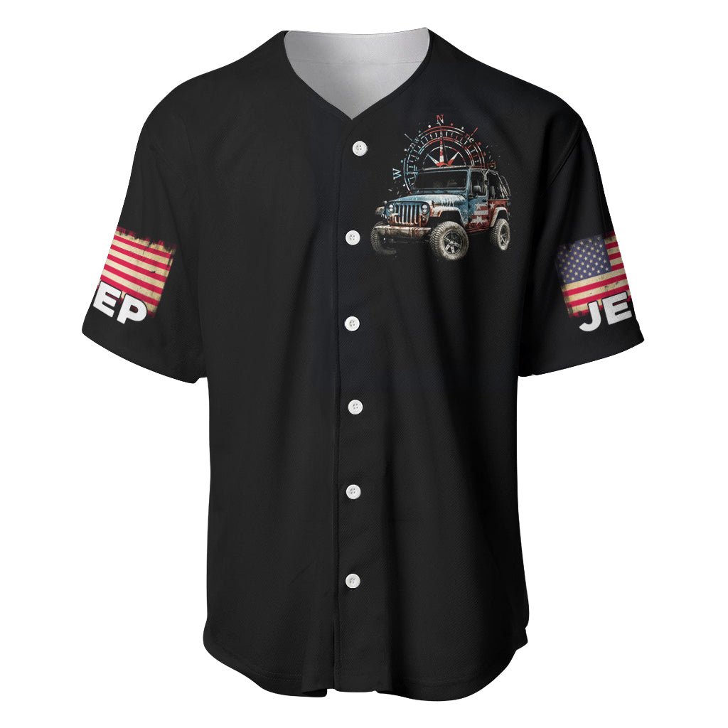 American Jeep_9 Baseball Jersey American Jeep_9 Baseball Jersey