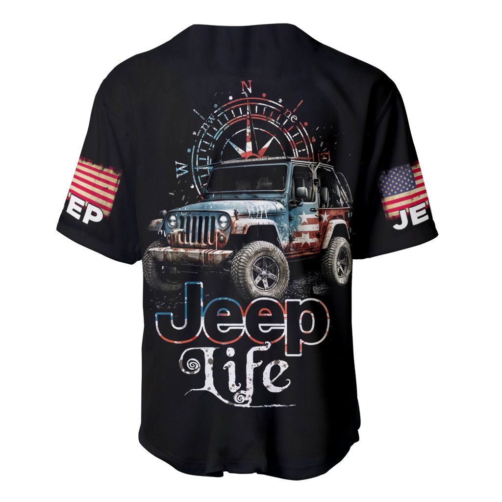American Jeep_9 Baseball Jersey American Jeep_9 Baseball Jersey