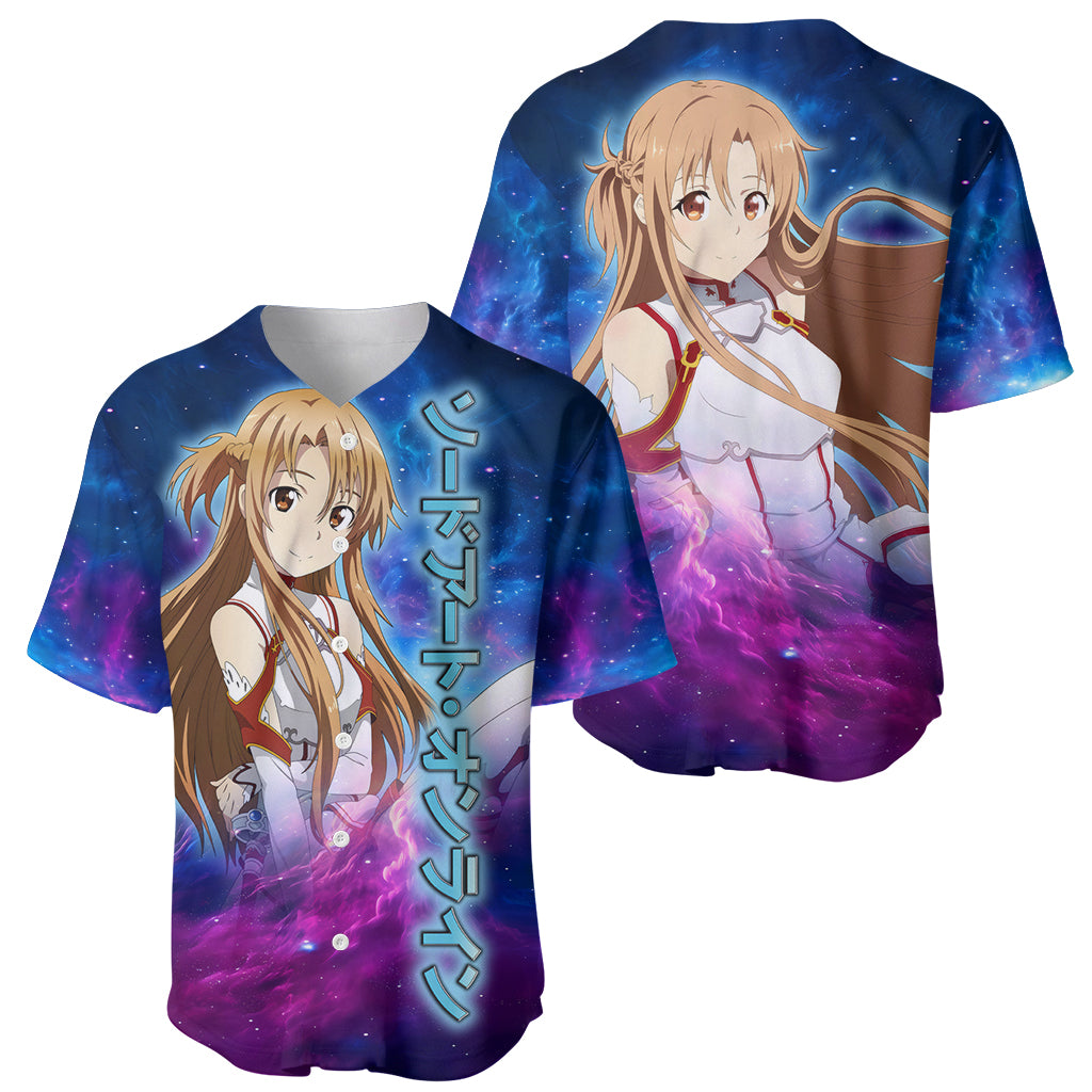 Asuna Sword Art Baseball Jersey Asuna Sword Art Baseball Jersey