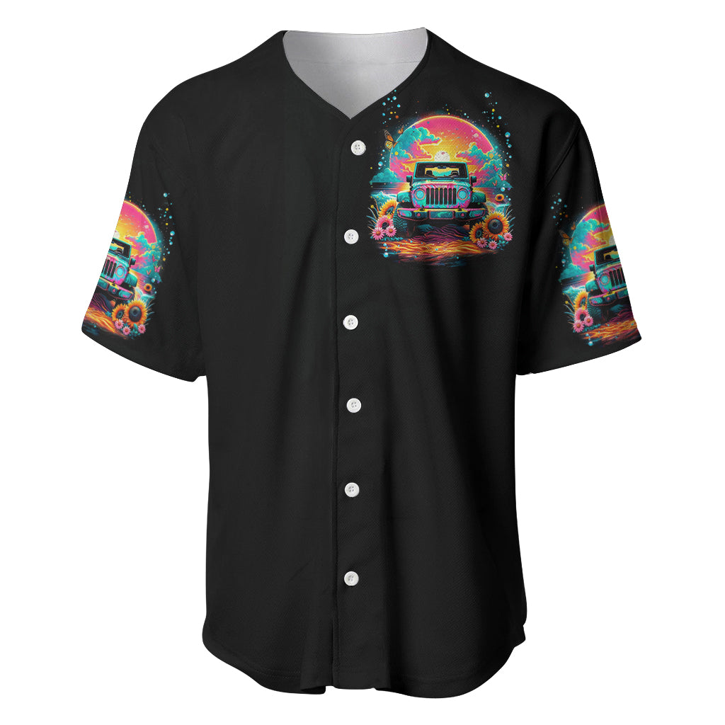 Beach Jeep The Best Grandmas Drive Jeeps Baseball Jersey Beach Jeep The Best Grandmas Drive Jeeps Baseball Jersey
