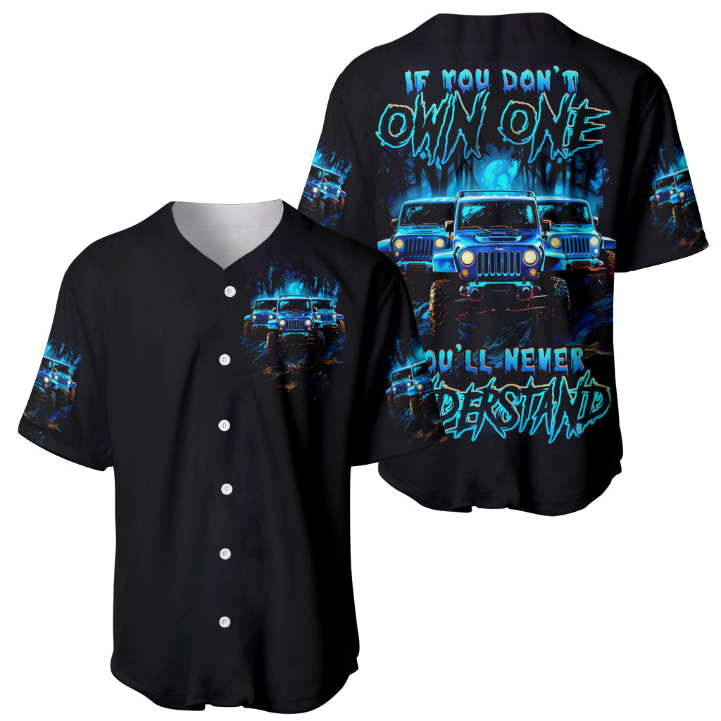 Blue Jeep If You Dont Own One Baseball Jersey Blue Jeep If You Dont Own One Baseball Jersey