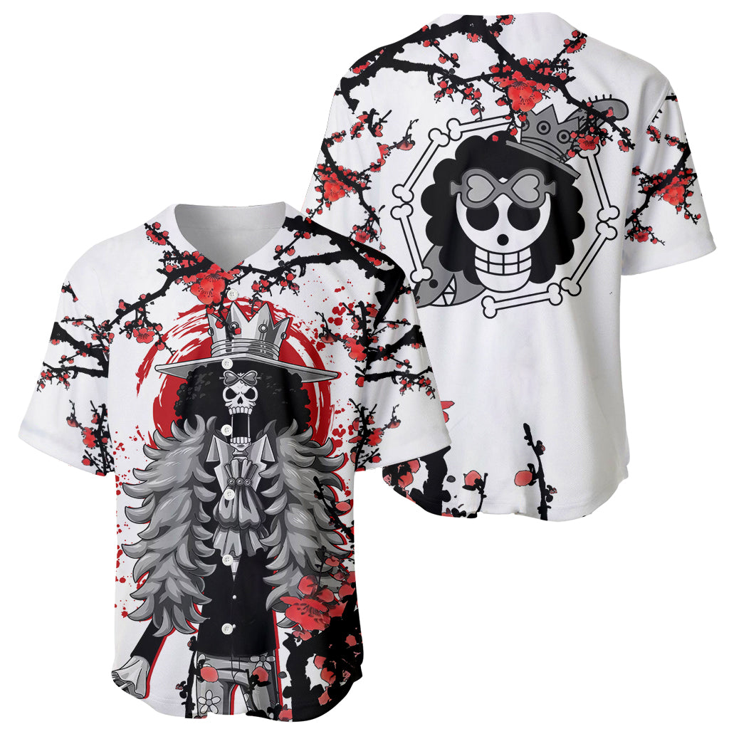Brook Japan Style Anime Baseball Jersey Brook Japan Style Anime Baseball Jersey