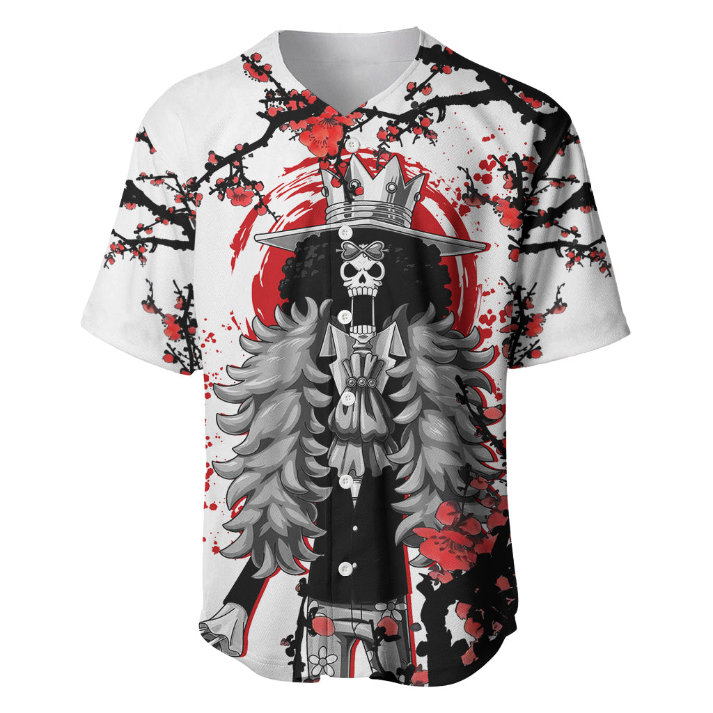 Brook Japan Style Anime Baseball Jersey Brook Japan Style Anime Baseball Jersey