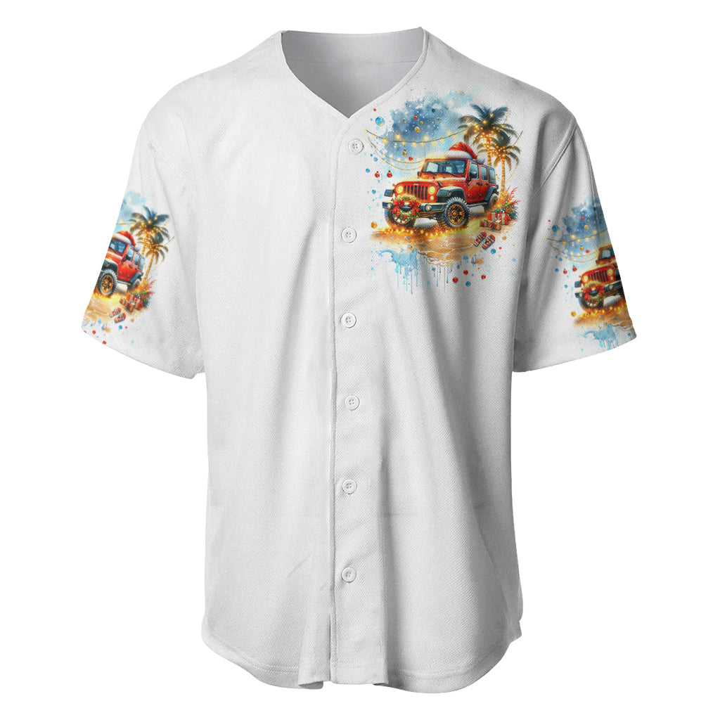 Christmas Beach Jeep Im Dreaming Of A Baseball Jersey Christmas Beach Jeep Im Dreaming Of A Baseball Jersey