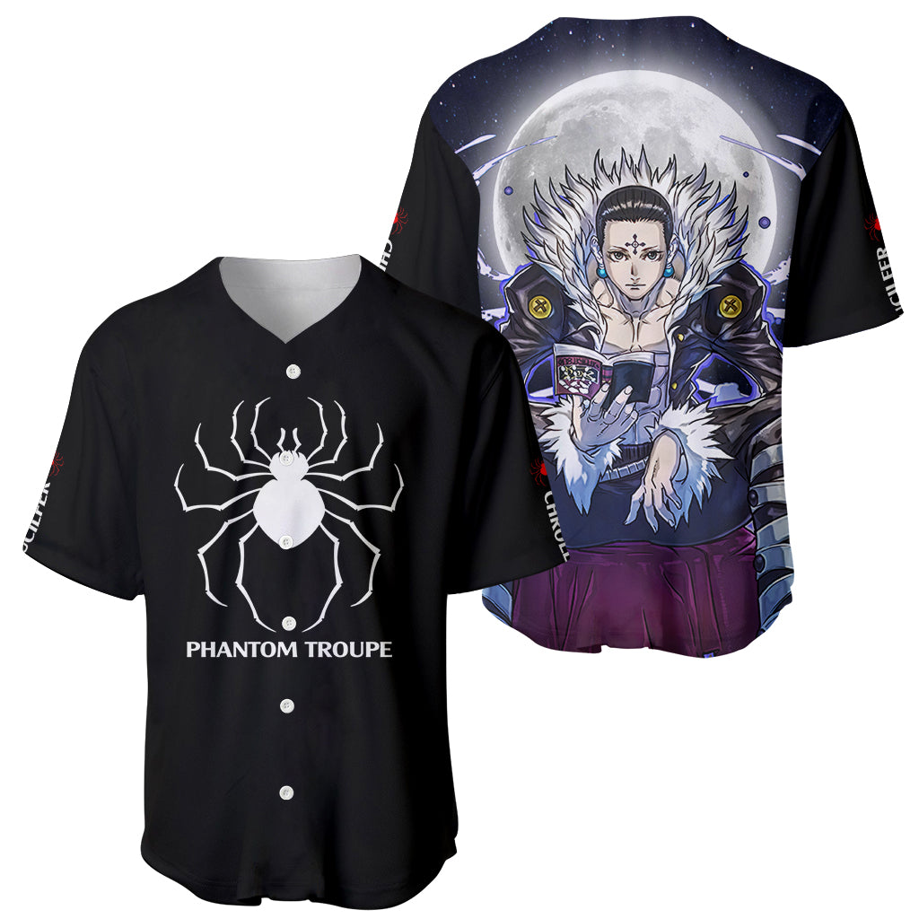 Chrollo Lucilfer Phantom Troupe Anime Baseball Jersey Chrollo Lucilfer Phantom Troupe Anime Baseball Jersey