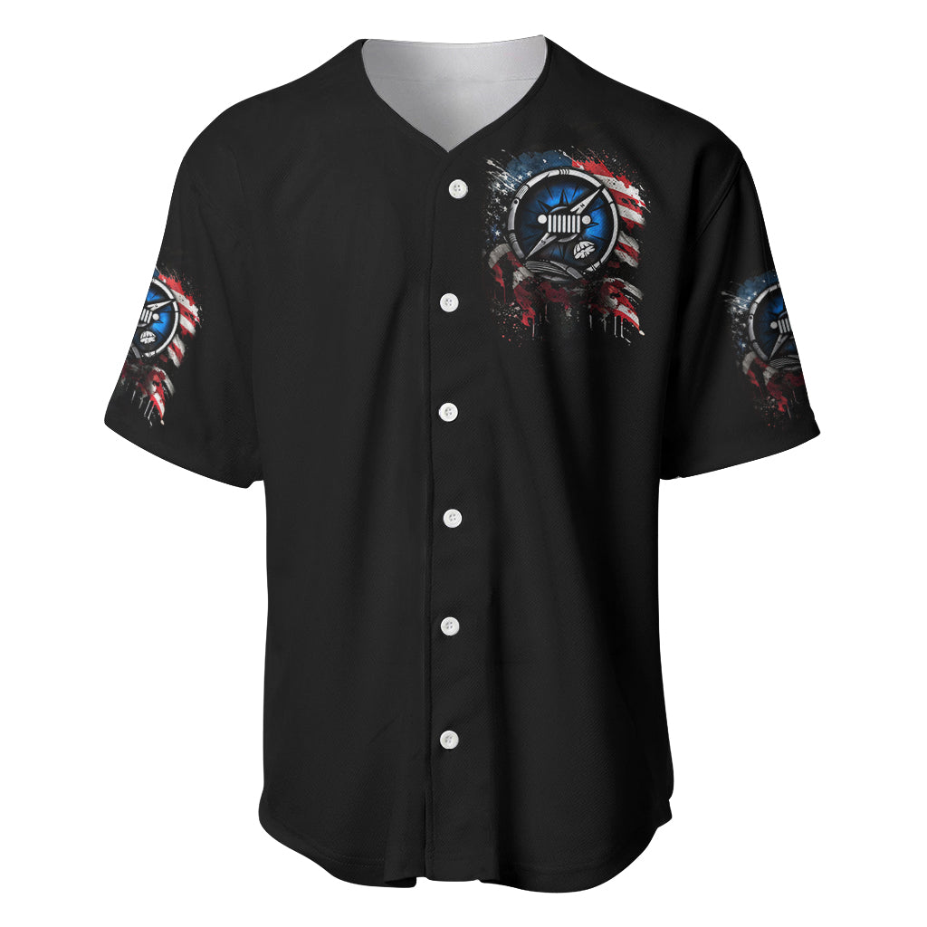 Compass Jeep Jeep Life American Flag_1 Baseball Jersey Compass Jeep Jeep Life American Flag_1 Baseball Jersey