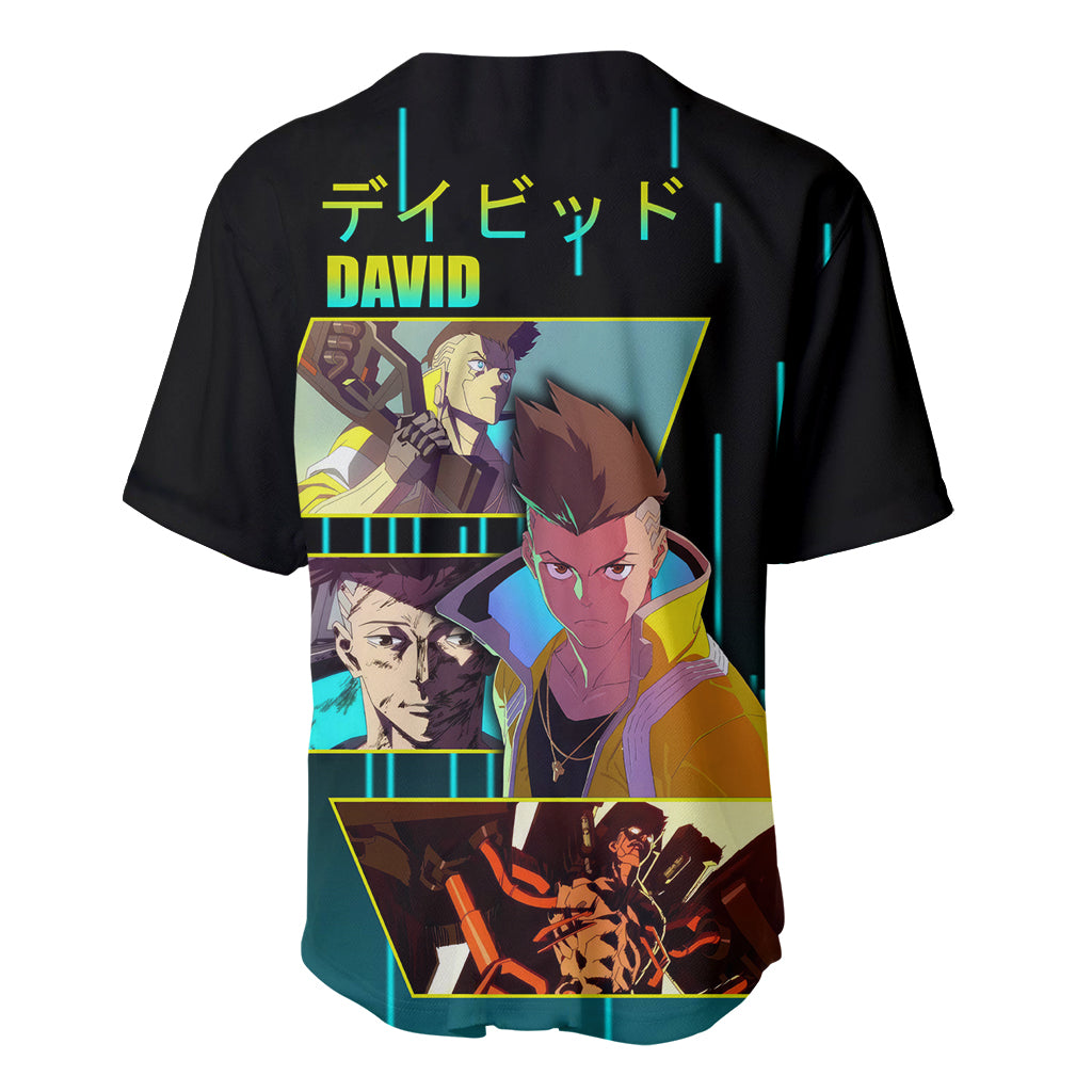 Cyberpunk David Martinez_1 Baseball Jersey Cyberpunk David Martinez_1 Baseball Jersey
