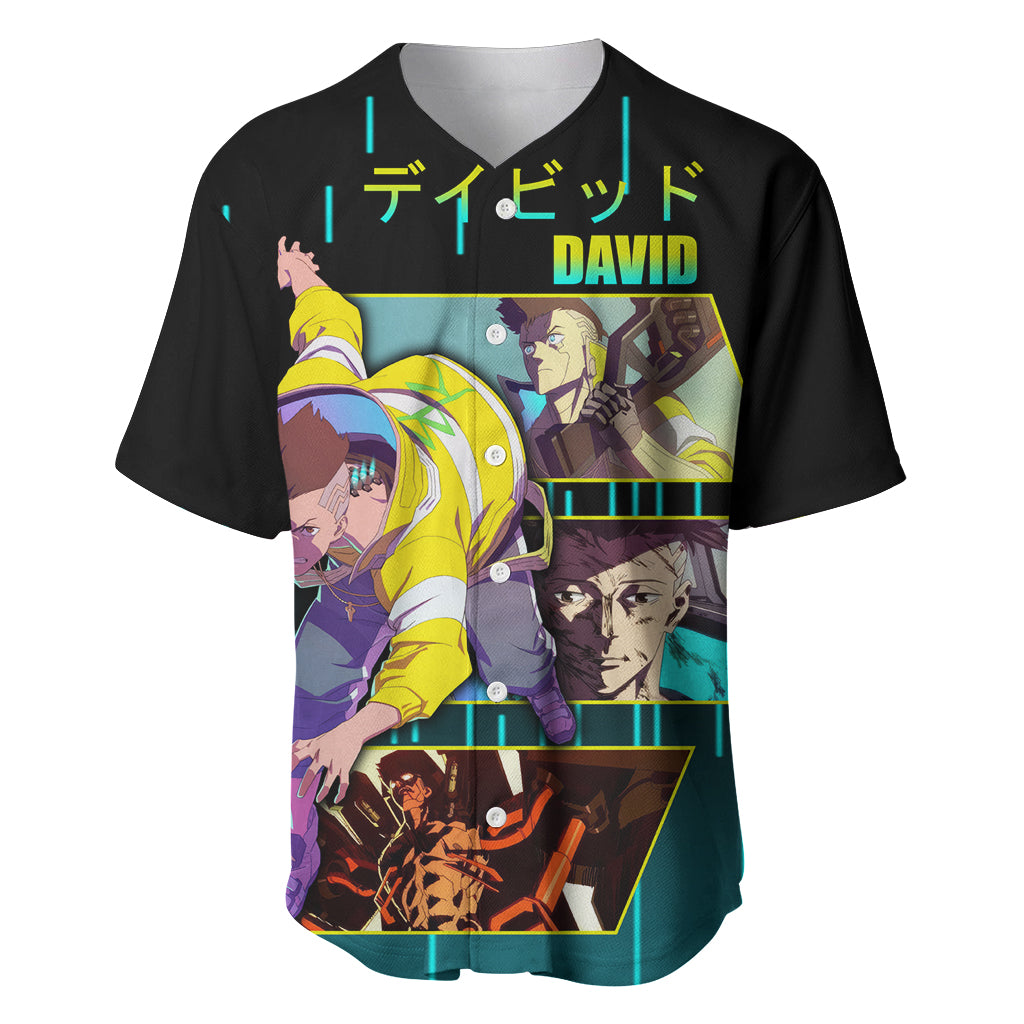 Cyberpunk David Martinez_1 Baseball Jersey Cyberpunk David Martinez_1 Baseball Jersey