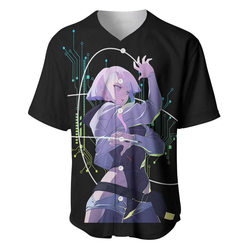 Cyberpunk Lucy Anime Cyberpunk Baseball Jersey Cyberpunk Lucy Anime Cyberpunk Baseball Jersey
