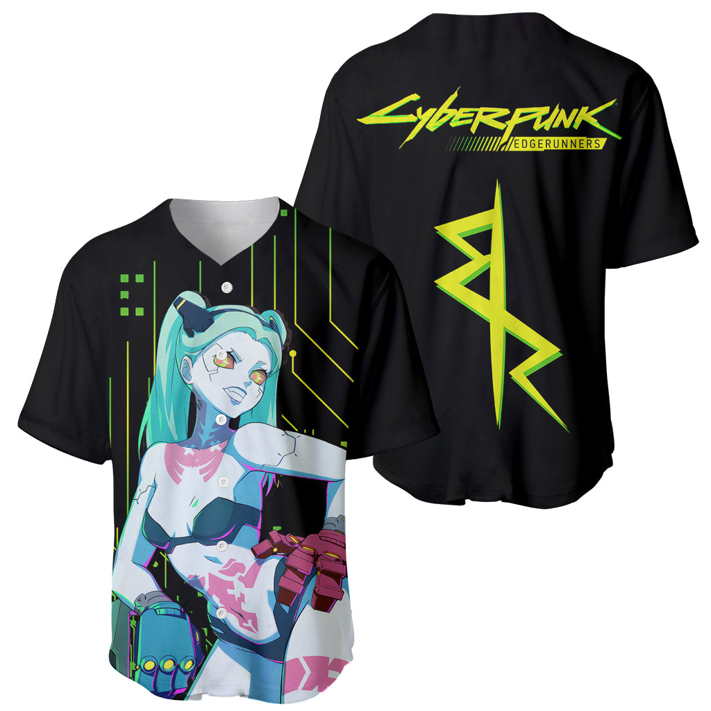 Cyberpunk Rebecca Baseball Jersey Cyberpunk Rebecca Baseball Jersey