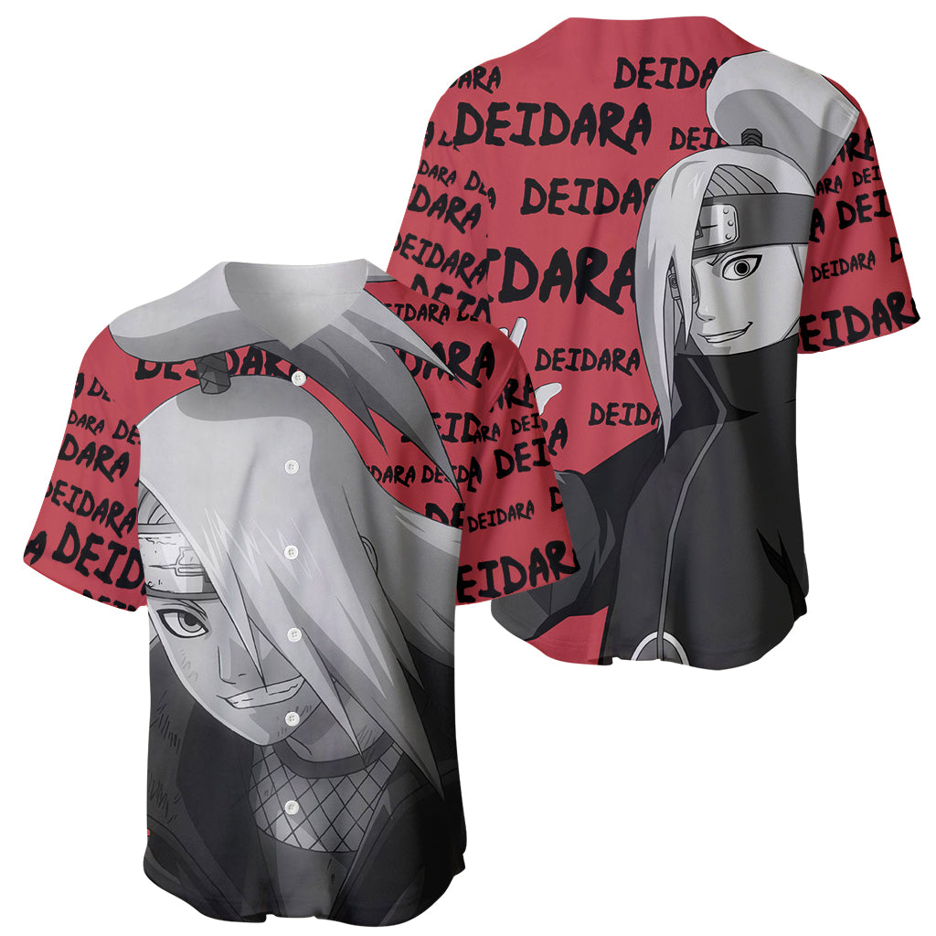 Deidara Style Manga Baseball Jersey Deidara Style Manga Baseball Jersey