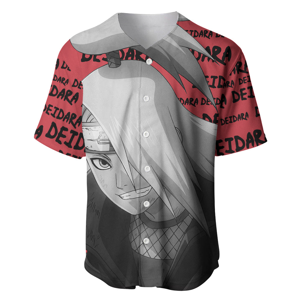 Deidara Style Manga Baseball Jersey Deidara Style Manga Baseball Jersey