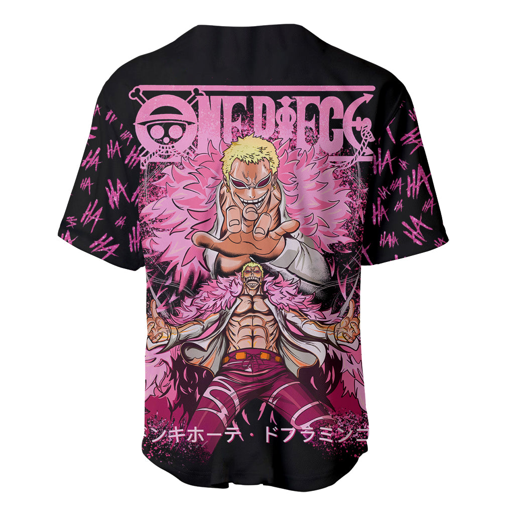Donquixote Doflamingo One Piece Design Baseball Jersey Donquixote Doflamingo One Piece Design Baseball Jersey