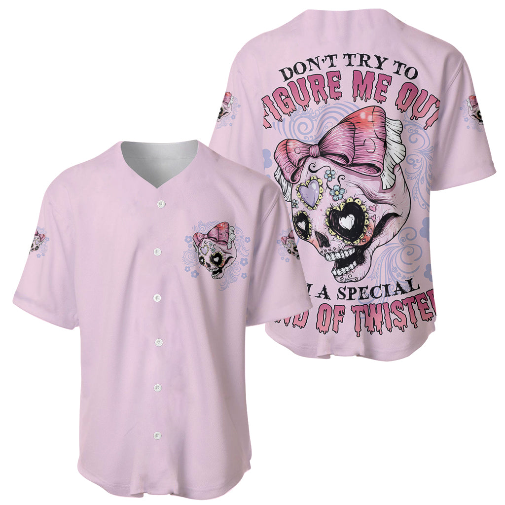 Dont Try To Figure Me Out_1 Baseball Jersey Dont Try To Figure Me Out_1 Baseball Jersey