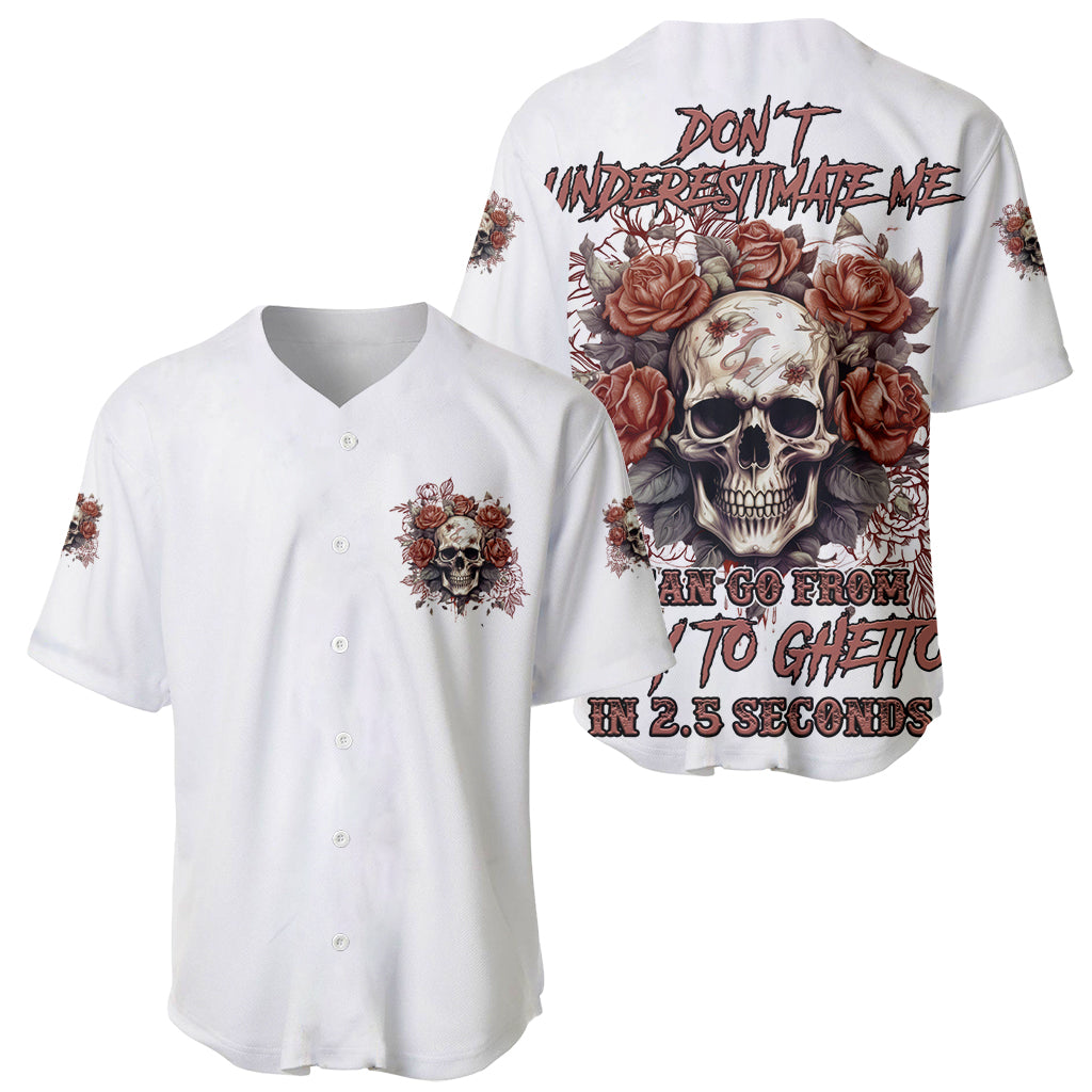 Dont Underestimate Me Baseball Jersey Dont Underestimate Me Baseball Jersey