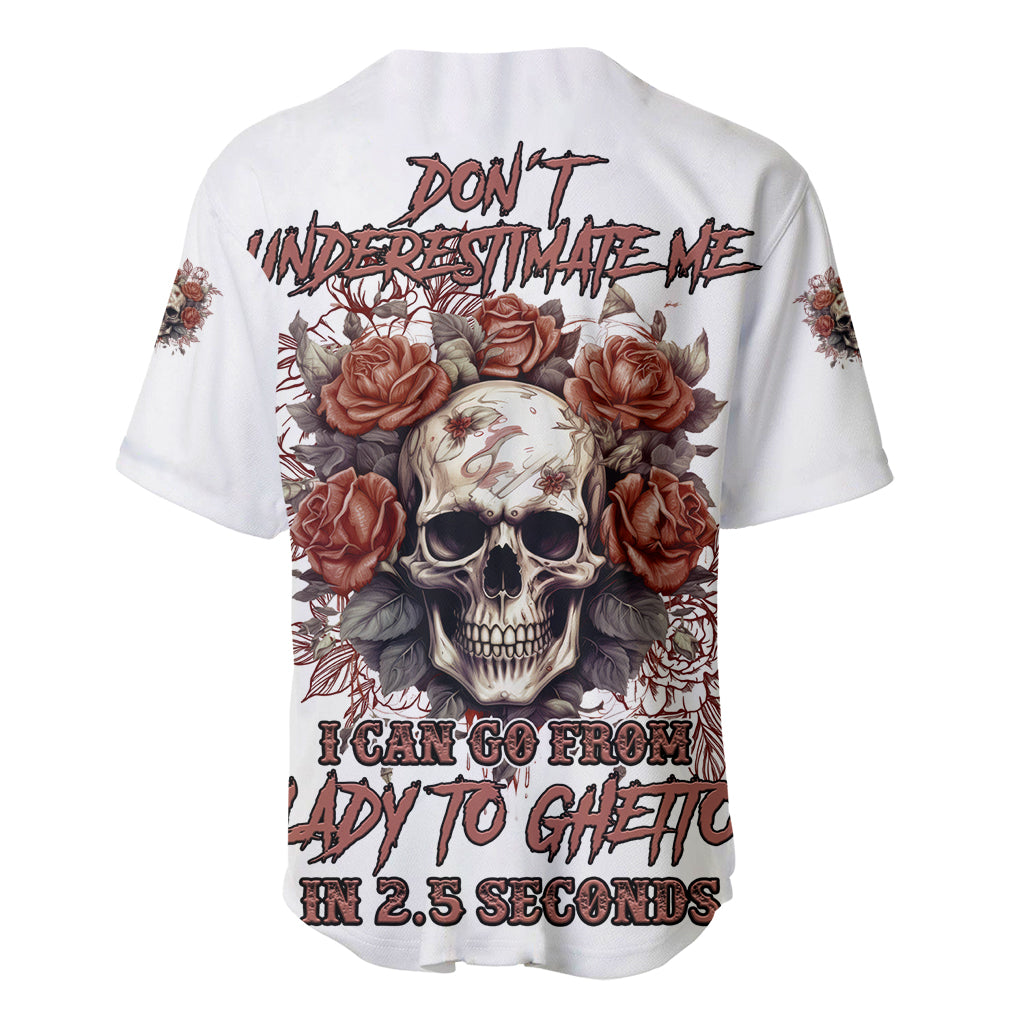 Dont Underestimate Me Baseball Jersey Dont Underestimate Me Baseball Jersey