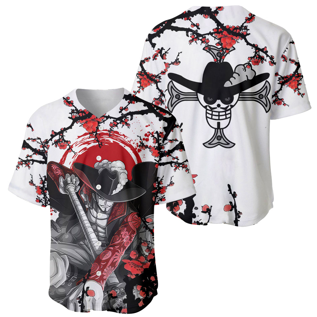 Dracule Mihawk Japan Style Anime Baseball Jersey Dracule Mihawk Japan Style Anime Baseball Jersey