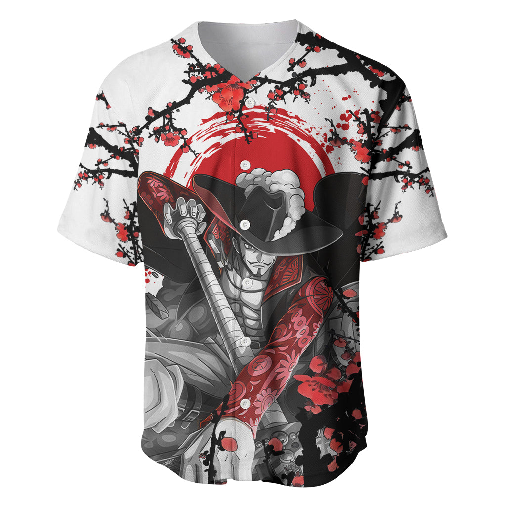 Dracule Mihawk Japan Style Anime Baseball Jersey Dracule Mihawk Japan Style Anime Baseball Jersey