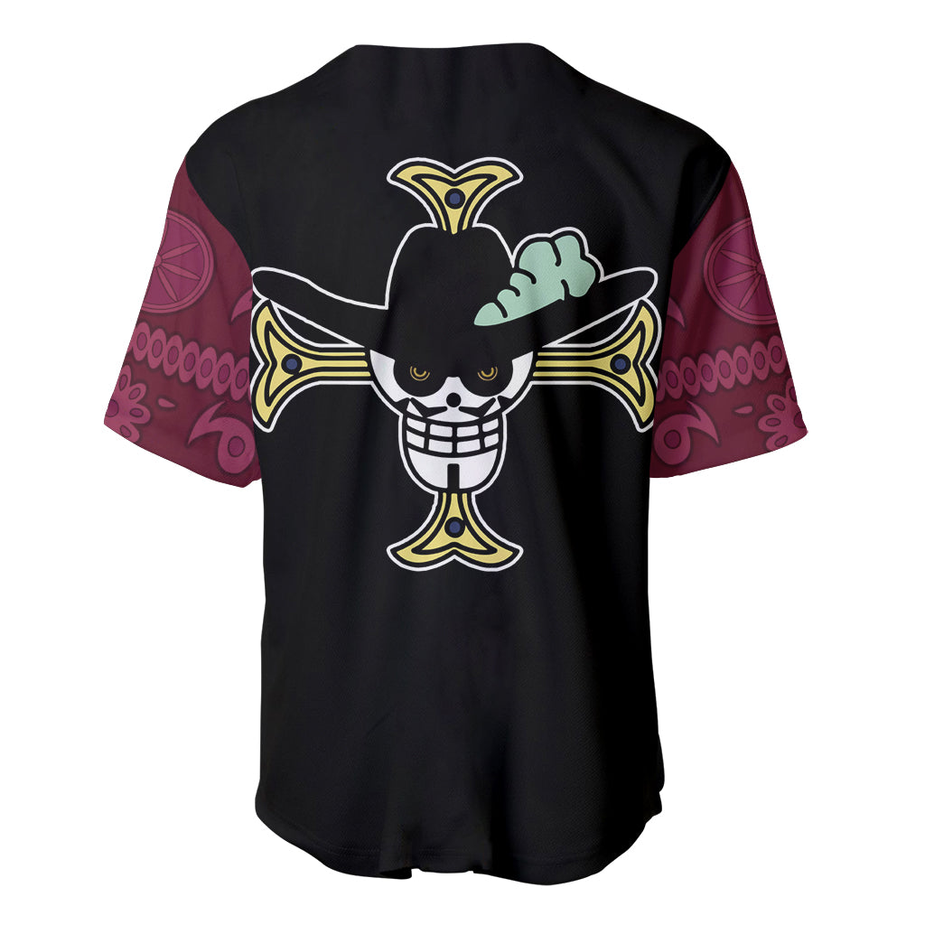Dracule Mihawk One Piece Anime Baseball Jersey Dracule Mihawk One Piece Anime Baseball Jersey