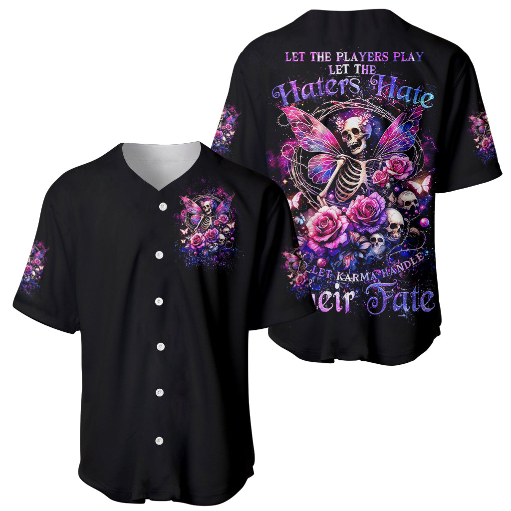 Fairy Skull Let Karma Handle Their Fate_1 Baseball Jersey Fairy Skull Let Karma Handle Their Fate_1 Baseball Jersey