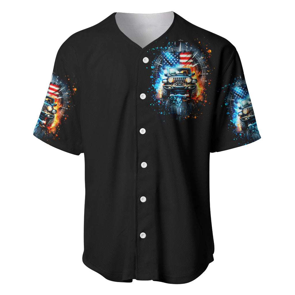 Fire Jeep American Jeep Life Baseball Jersey Fire Jeep American Jeep Life Baseball Jersey