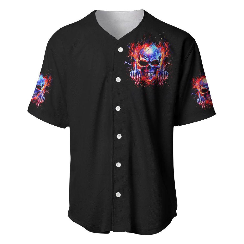 Flame Skull My Give A Fuck Is Baseball Jersey Flame Skull My Give A Fuck Is Baseball Jersey